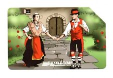 SCHEDA TELEFONICA TELECOM - 23° FESTIVAL INTERNAZIONALE DEL FOLKLORE 2001