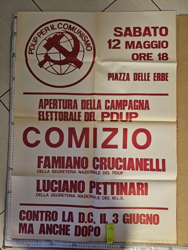 Manifesto pdup partito - manifesto,