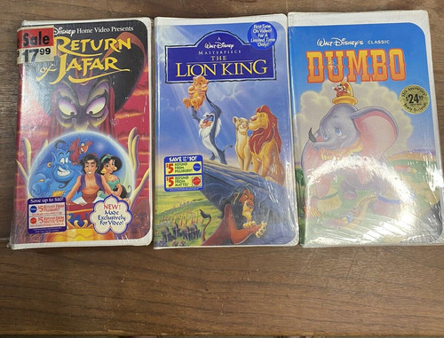 Sealed disney vhs lot - sealed,