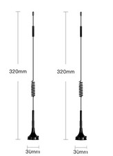 2x Antenna 4G LTE SMA Maschio