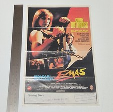 Lady Dragon 2 Cynthia Rothrock billy drago 1993 POSTER FILM ORIGINALE INDONESIA