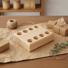 Porta Oli Essenziali in Legno