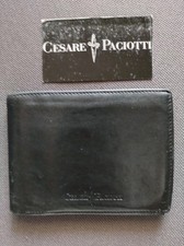 portafoglio portafogli Uomo nero Stile Paciotti Spedizione Gratuita 