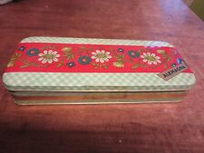 scatola di latta colorata ALEMAGNA CINZIA anni Sessanta