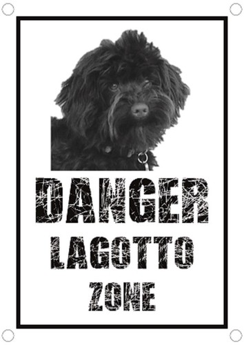 Targa cartello attenti cane - targa,