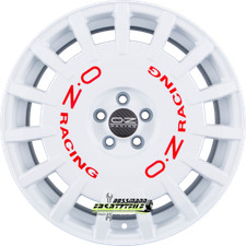 4x OZ Rally Racing corsa bianco 8x18 ET45 - LK5/114,3 ML75 cerchio alluminio