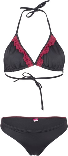 Bikini retrò ruffle - bikini,