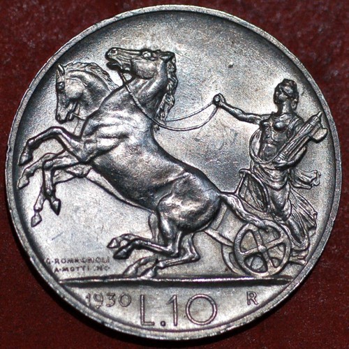 1930 italia lire vittorio - 10,