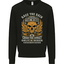 Race The Wind Moto Biker Uomo