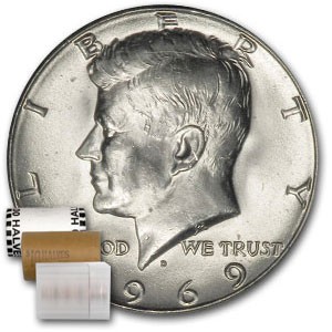 1969 kennedy mezzo - kennedy, dollaro