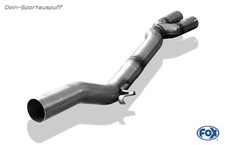 Fox Acciaio Inox Silenziatore Pre-Scarico Sound-Tubo Audi S2 89