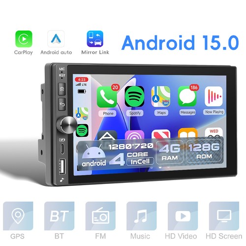 Autoradio 128gb pollici 2 - 7,