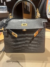 Hermes matte crocodile noir - hermes,