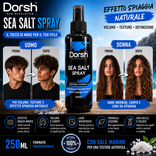 Spray sale marino - sale, capelli