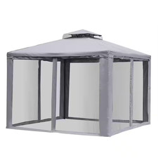 9.5 Ft. X 9.5 Ft. Grey Patio