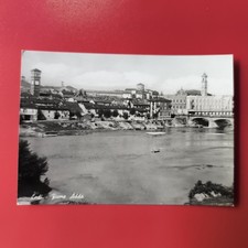 LODI - FIUME ADDA - VECCHIA CARTOLINA BIANCO E NERO