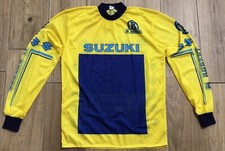 80's MRT SUZUKI M Robert motocross Jersey vintage Mx RARE maglia FOX AXO cross
