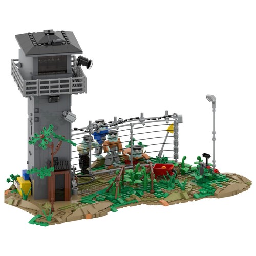1189 pcs walking dead prison - 1189,