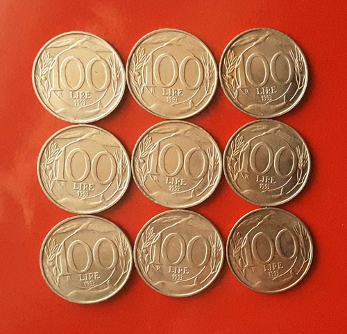 Lotto monete 100 lire - da,