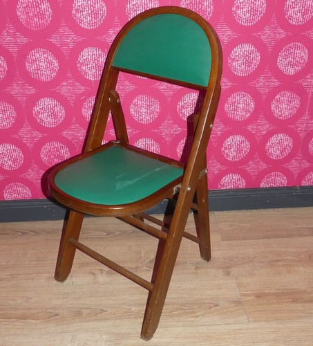 Sedia pieghevole vintage - 1,