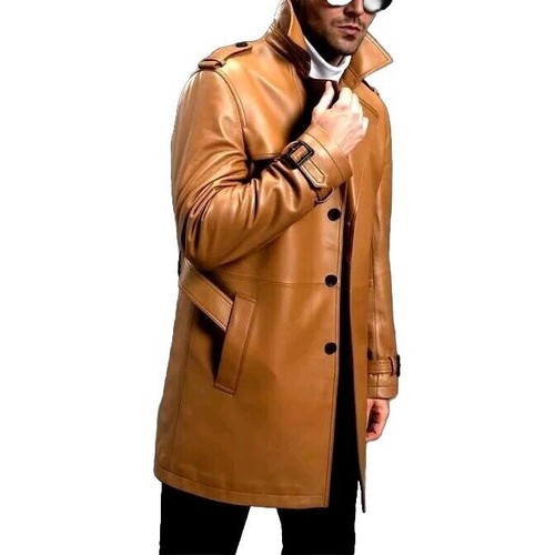 Trench coat uomo abez - uomo, marrone