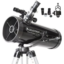 Telescopio Celestron PowerSeeker 127AZ con adattatore telefono e filtro lunare