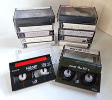 Lotto di 12 videocassette 8mm