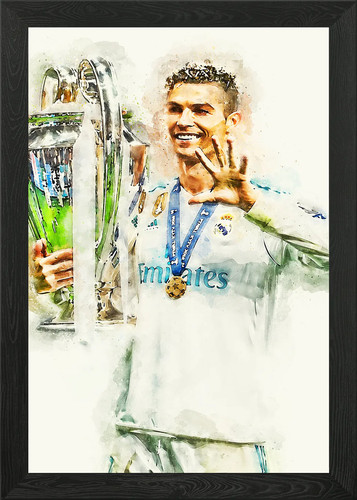 Quadro cristiano ronaldo con - ronaldo,