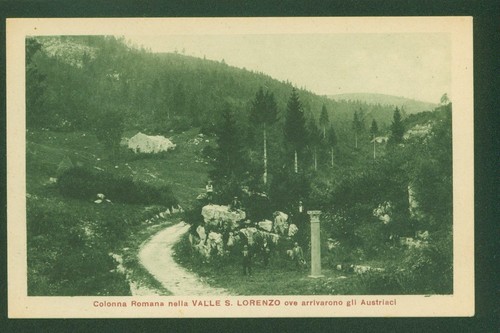 Colonna romana nella - romana, valle