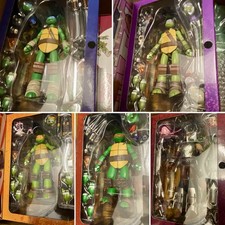 NECA TMNT 2012 Set Leo Mikey Raphael Donnie Shredder Teenage Mutant Ninja Turtle