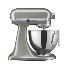 KitchenAid Deluxe 4,5 Quart Miscelatore con Supporto a Testa Inclinabile Cucina Argento, KSM97CU Grigio