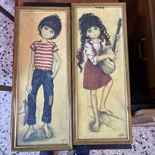 Affascinante Coppia di Quadri