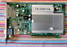 Scheda Video Nvidia GeForce FX 5500 256 MB AGP RetroGaming Tested Working