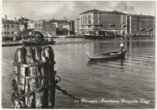CHIOGGIA - VENEZIA - PANORAMA PIAZZETTA VIGO - VIAGG. 1956 -49533-