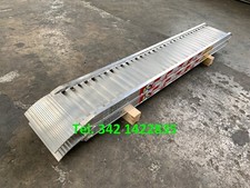 COPPIA RAMPE ALLUMINIO LUNGHEZZA 2,5 METRI PORTATA MASSIMA 1700 KG CON BORDI