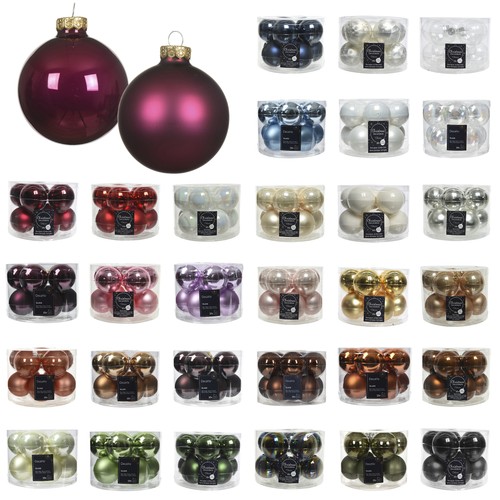 Pezzi palline natale 6cm - pezzi,