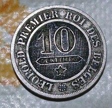 10 Cent Belgio 1861  Rara