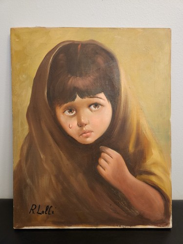 Lolli quadro originale olio - r,