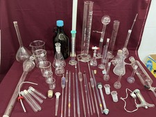 Grande Lotto Di Ampolle Scientifiche/chimica Vintage