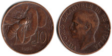 10 centesimi 1936 - MONETA