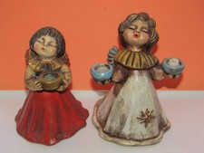 Lotto 2 statuine portacandele