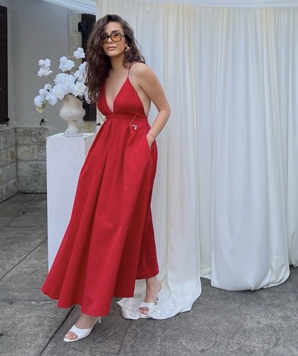 Abito rosso zara donna - rosso,