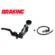 POMPA FRENO RADIALE BRAKING Ø 16 x 19 LEVA SNODATA NERA MOTOCICLI MC6603