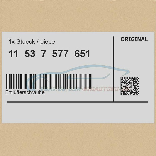 Originale bmw 11537577651 - 11537577651,