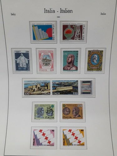1980 italia francobolli annata - 1980,