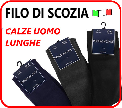 Calze uomo lunghe filo - calze,