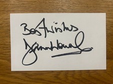 Danny Wallace Hand Signed 5x3