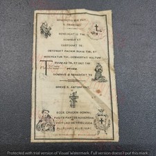 Antico Santino Su Stoffa -