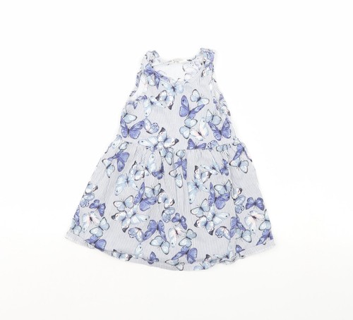 Bambina blu stampa - bambina,