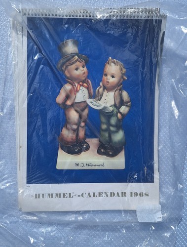 Calendario hummel vintage 1968 - calendario,